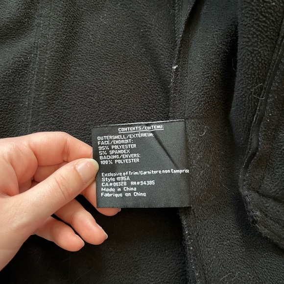 BLACK LONDON FOG TRENCH COAT - Picture 5 of 5